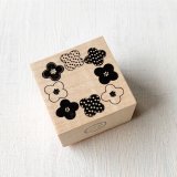 オリジナルスタンプ(はんこ):フラワーリース柄