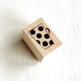 オリジナルスタンプ(はんこ):カップ水玉