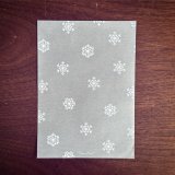 トレーシングペーパー便せん　雪柄　5枚入