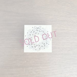 画像2: オリジナルスタンプ(はんこ):つぼみ花かんむり柄