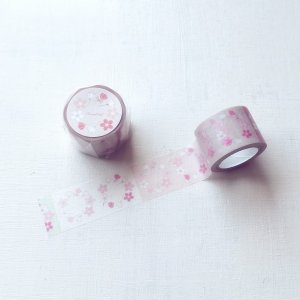 画像3: ＊オリジナルマスキングテープ＊ 「さくら花かんむり柄」  30ミリ×7m×1コ ＊