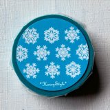 ＊オリジナルマスキングテープ＊ 「雪ターコイズブルー」  15ミリ×7m×1コ ＊