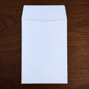 画像2:  多色印刷封筒:すみれ柄　1枚