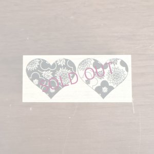 画像2: オリジナルスタンプ(はんこ): ペアハート柄　Lサイズ