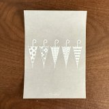 トレーシングペーパー便せん　傘柄　5枚入