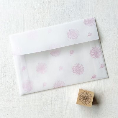 画像1: オリジナルスタンプ(はんこ):マム柄