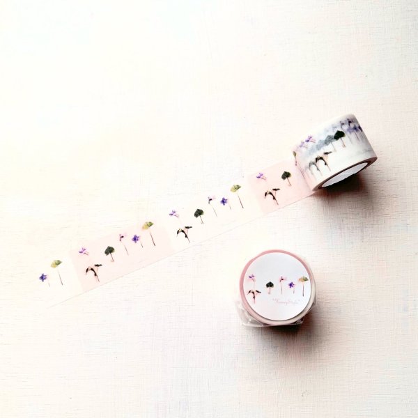 画像1: ＊オリジナルマスキングテープ＊ 「すみれ」  30ミリ×7m×1コ ＊ (1)